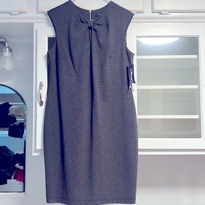 Sharagano Gray Sleeveless Dress